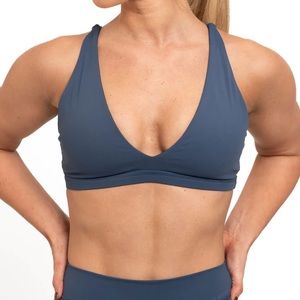Braid Bra (Flex Fabric) - The Sydney Adams Collection, Slate Blue